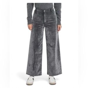 Universal Thread Corduroy Pants Sz Sailor 17R Gray/Silver Wide-Leg High Rise